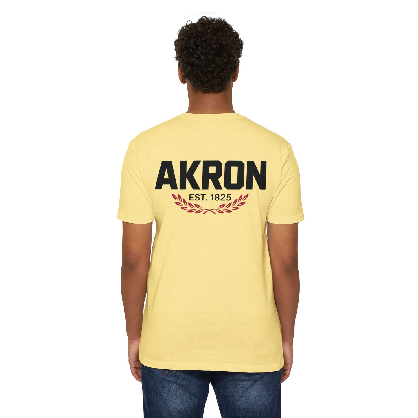 Akron EST. 1825 Retro City T-Shirt — Vintage Collegiate Tee