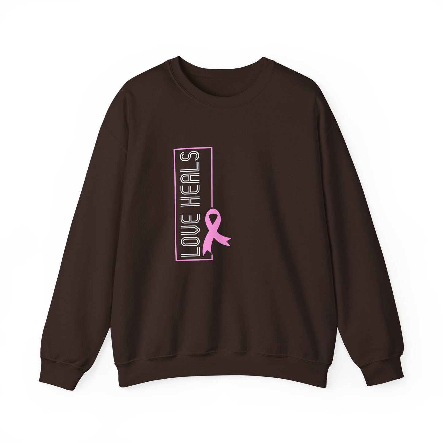 Love Heals Pink Ribbon Sweatshirt