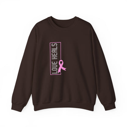 Love Heals Pink Ribbon Sweatshirt