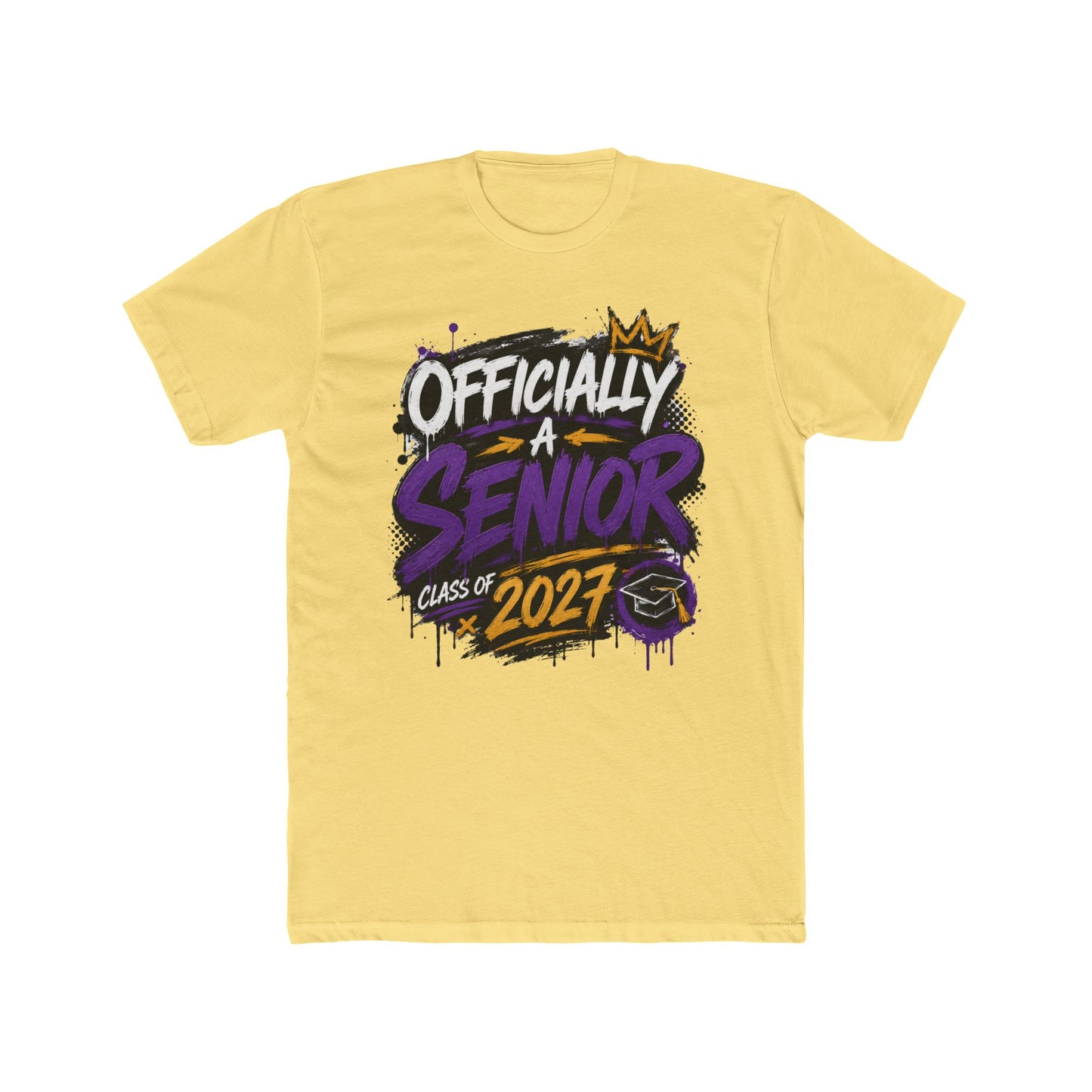 Officially A Senior Class of 2027 T-Shirt — Graduation Tee for High School Seniors