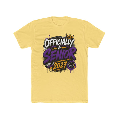 Officially A Senior Class of 2027 T-Shirt — Graduation Tee for High School Seniors