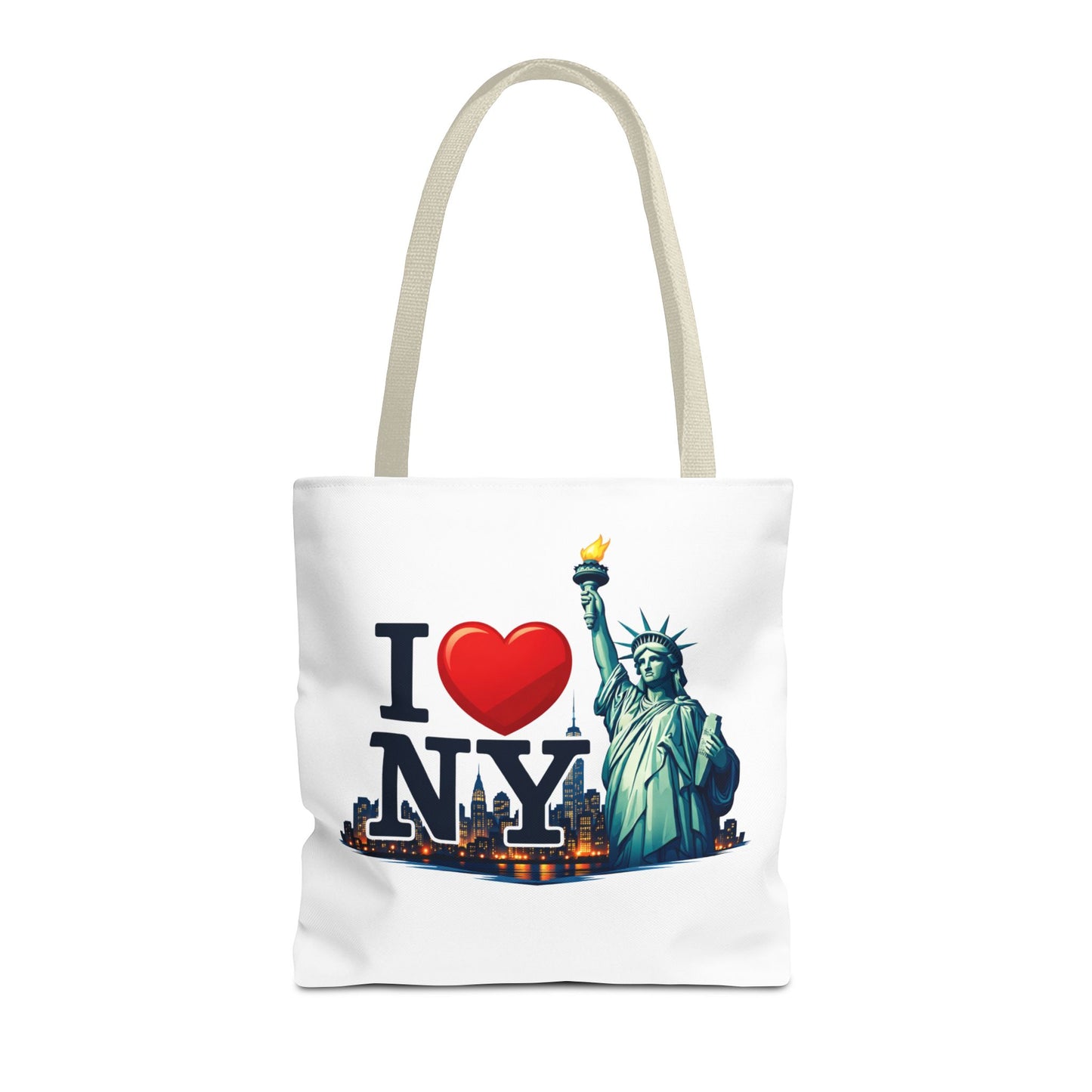 I  NY Statue of Liberty Tote Bag — New York City Souvenir Canvas Tote