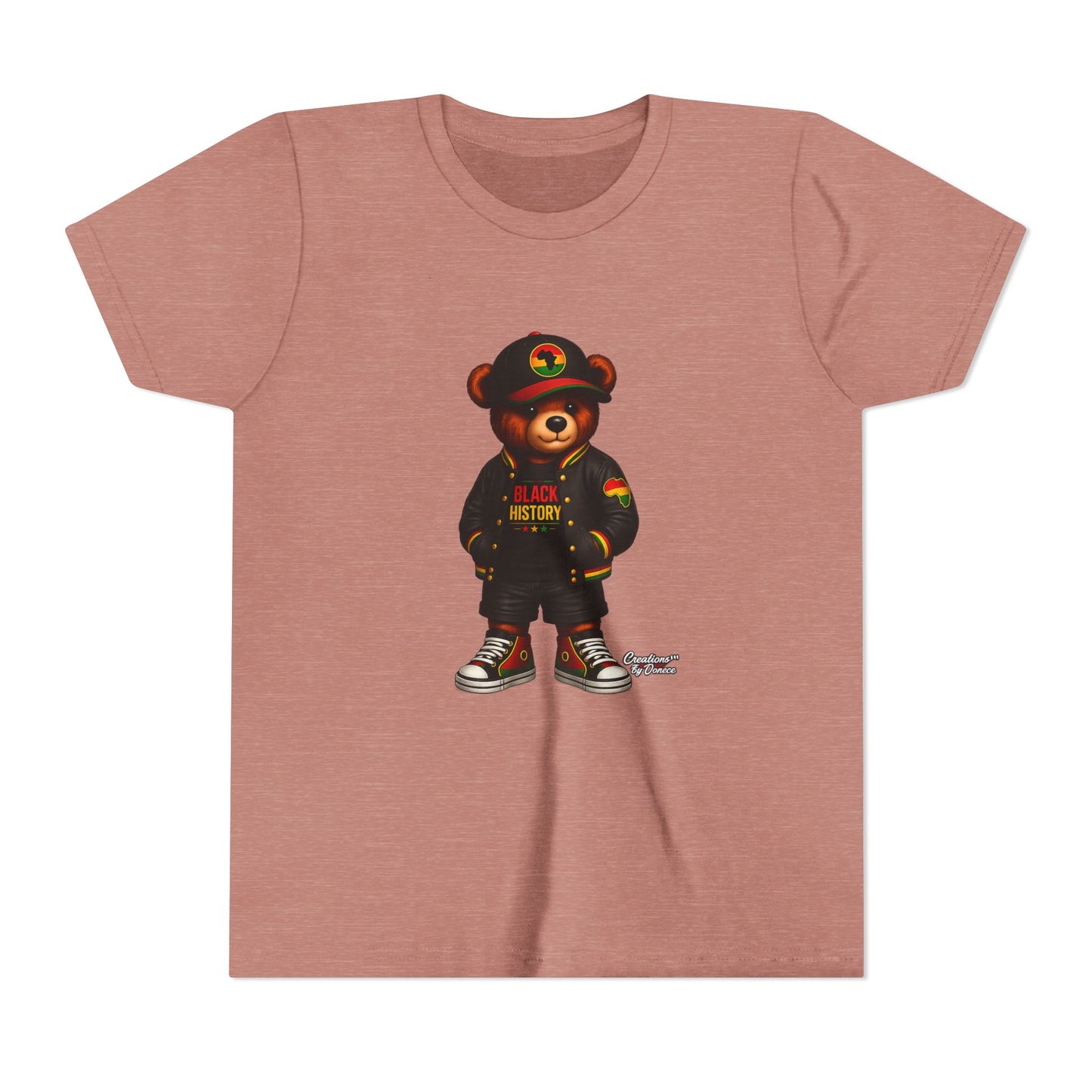 Kids 'Black History' Streetwear Bear Tee
