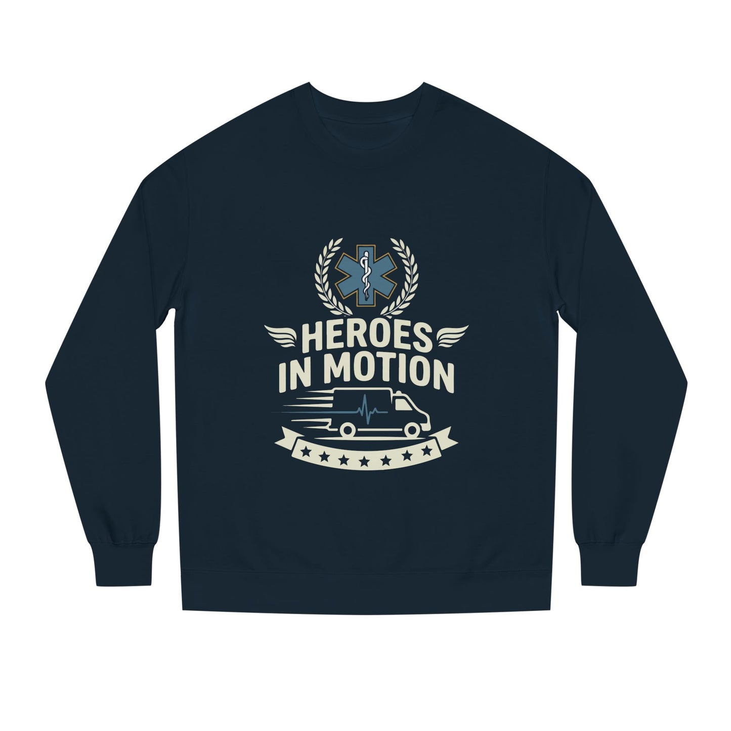 Heroes In Motion Sweatshirt — EMS Paramedic Tribute Crewneck