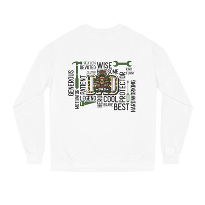 Dad Toolbox Word Cloud Sweatshirt — Father’s Day Mechanic Gift