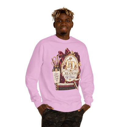 Creations by Damaris Graphic Sweatshirt — Cozy Artist Logo Crewneck