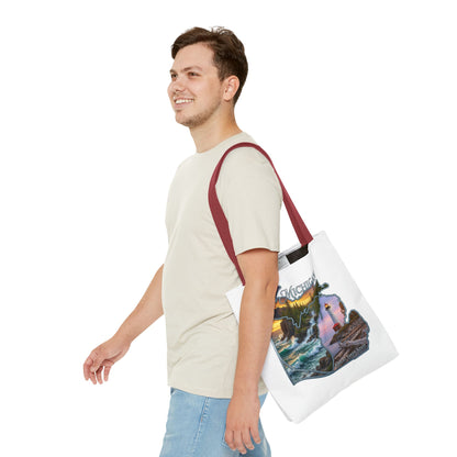 Michigan Lighthouse Tote Bag — Great Lakes Scenic State Travel Tote