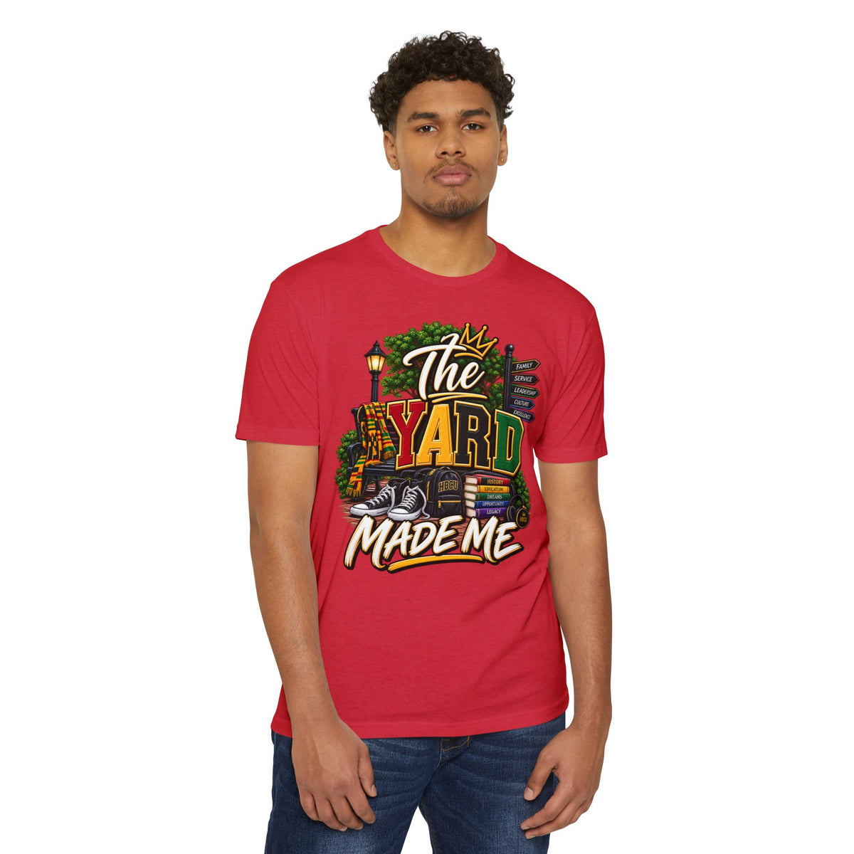 The Yard Made Me T-Shirt — Retro Urban Streetwear Tee