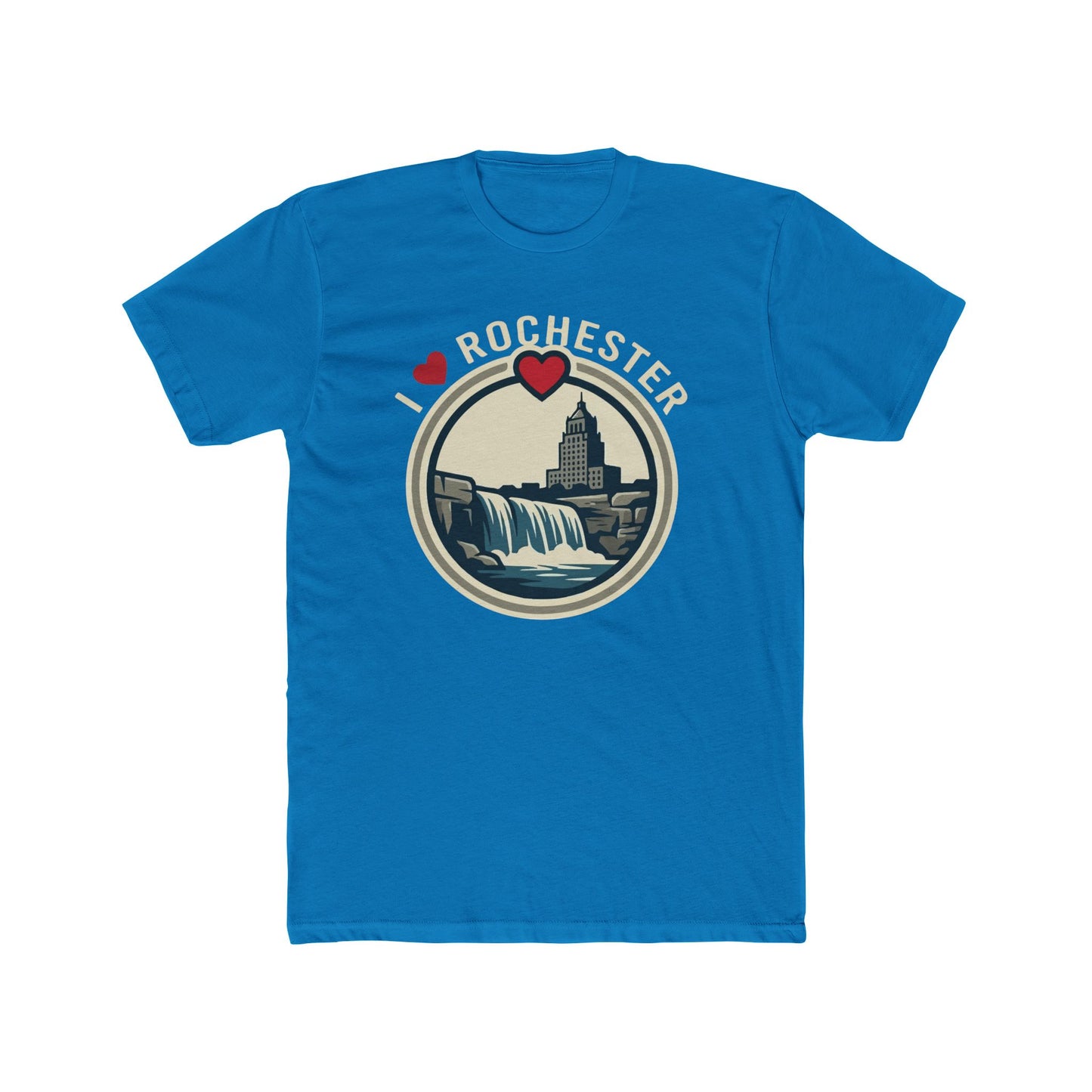 Rochester Heart Graphic Tee — I  Rochester Cityscape T-Shirt