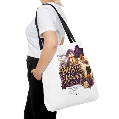 Anointed Woman Tote Bag – 'Called to Serve' Faithful Church Purse