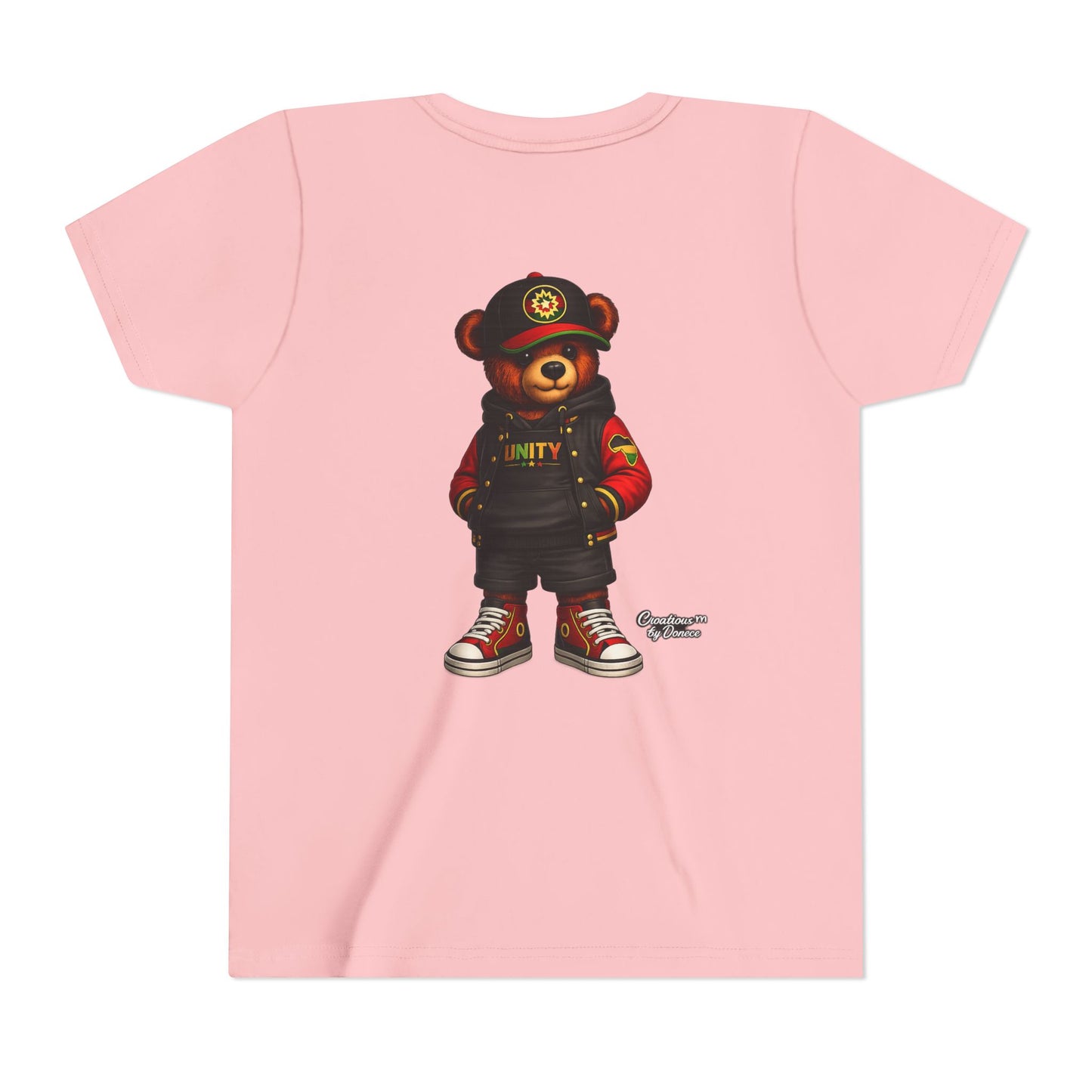 Youth Tee — 'Unity' Streetwear Teddy Bear Graphic Shirt