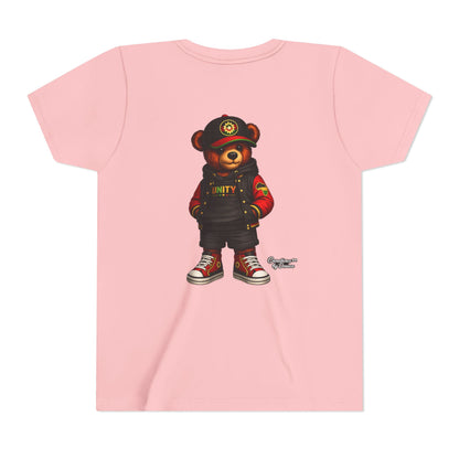Youth Tee — 'Unity' Streetwear Teddy Bear Graphic Shirt