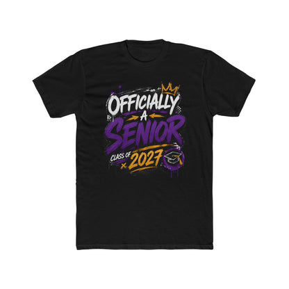 Officially A Senior Class of 2027 T-Shirt — Graduation Tee for High School Seniors