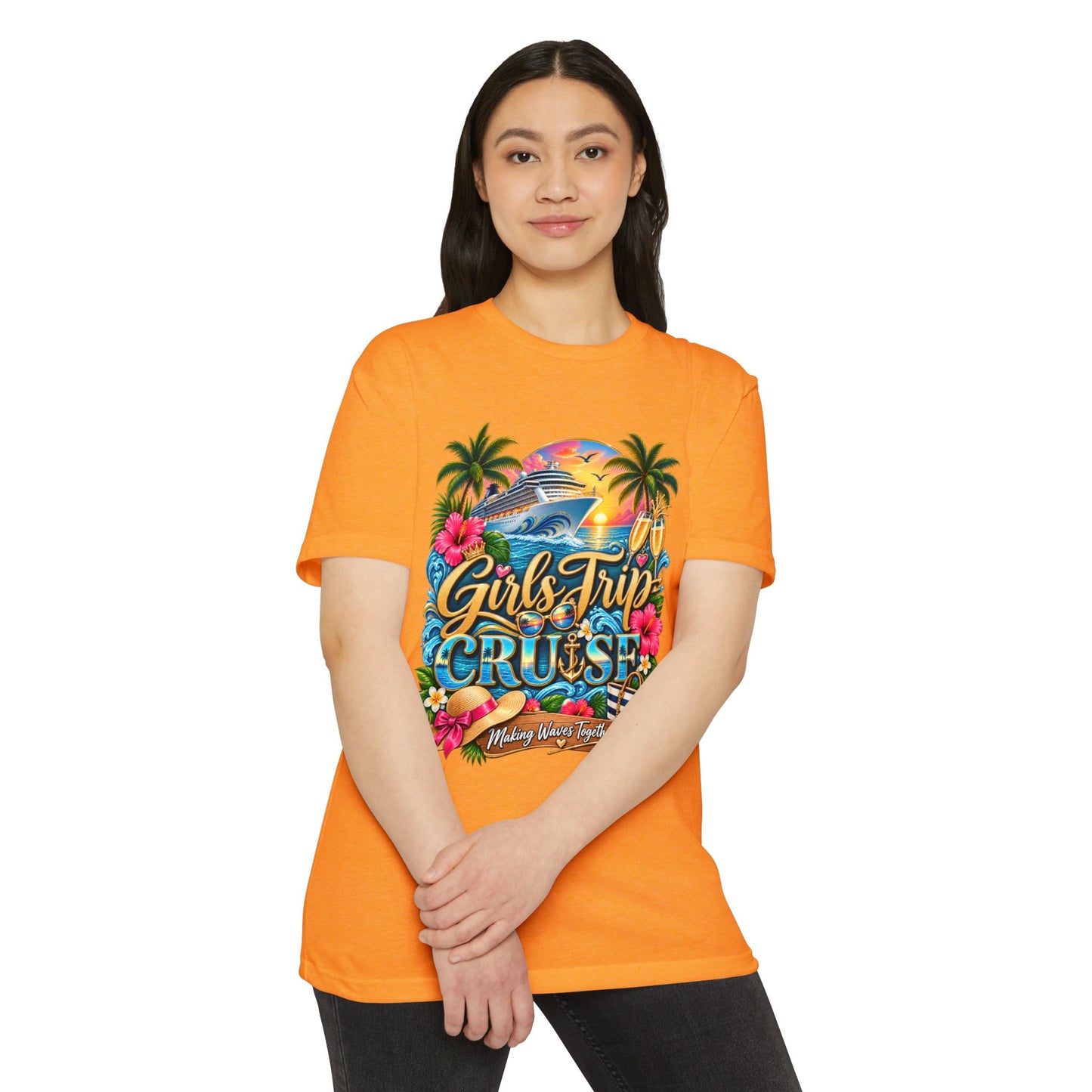 Girls Trip Cruise T-Shirt — Tropical Vacation Graphic Tee