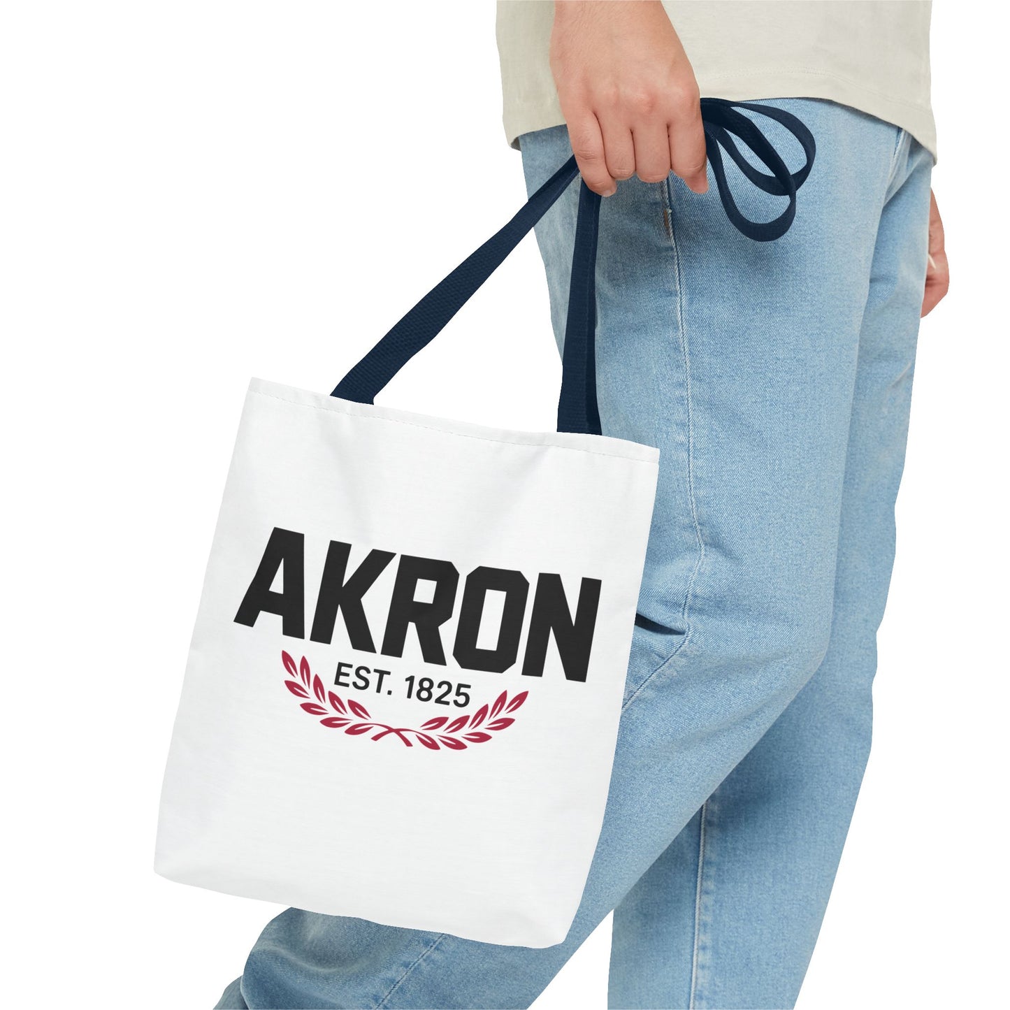Akron Est. 1825 Tote Bag — City Pride Canvas Tote