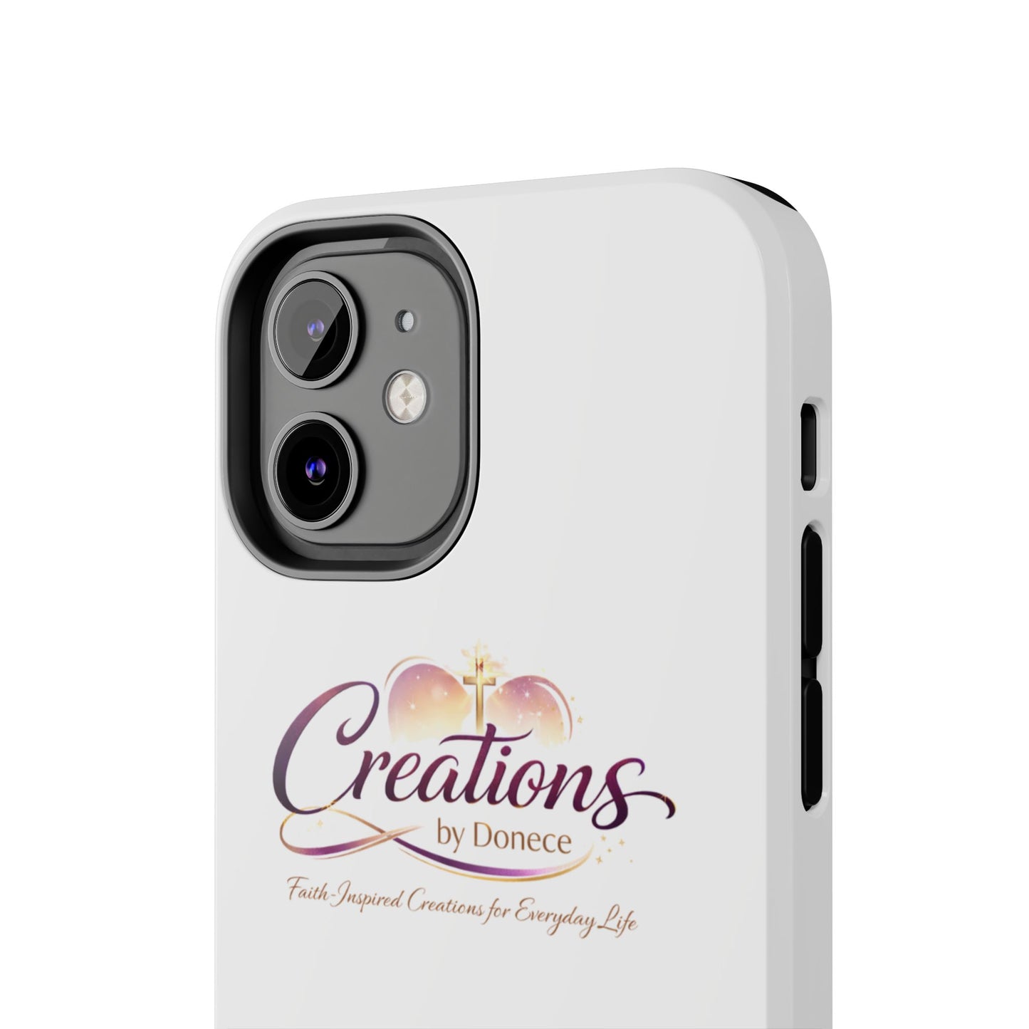 Tough Phone Case - "Creations by Donece" Logo Protective Cover