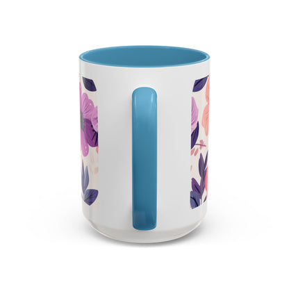 Mother Peace Floral Coffee Mug — "A quiet light, a guiding hand..." Memorial Tribute Mug