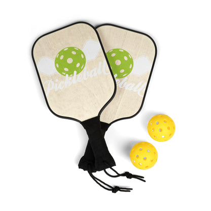 Pickleball Paddle Set — Lightweight Pickleball Kit with Graphic Ball Design