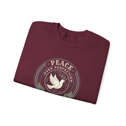 Peace Over Perfection - Proverbs 17:1  Sweatshirt