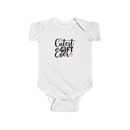 Infant Bodysuit "Cutest Gift Ever" – New Baby Shower & Arrival Onesie