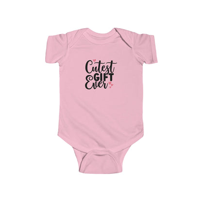 Infant Bodysuit "Cutest Gift Ever" – New Baby Shower & Arrival Onesie