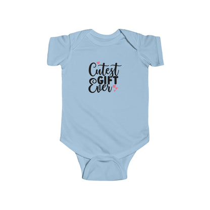 Infant Bodysuit "Cutest Gift Ever" – New Baby Shower & Arrival Onesie