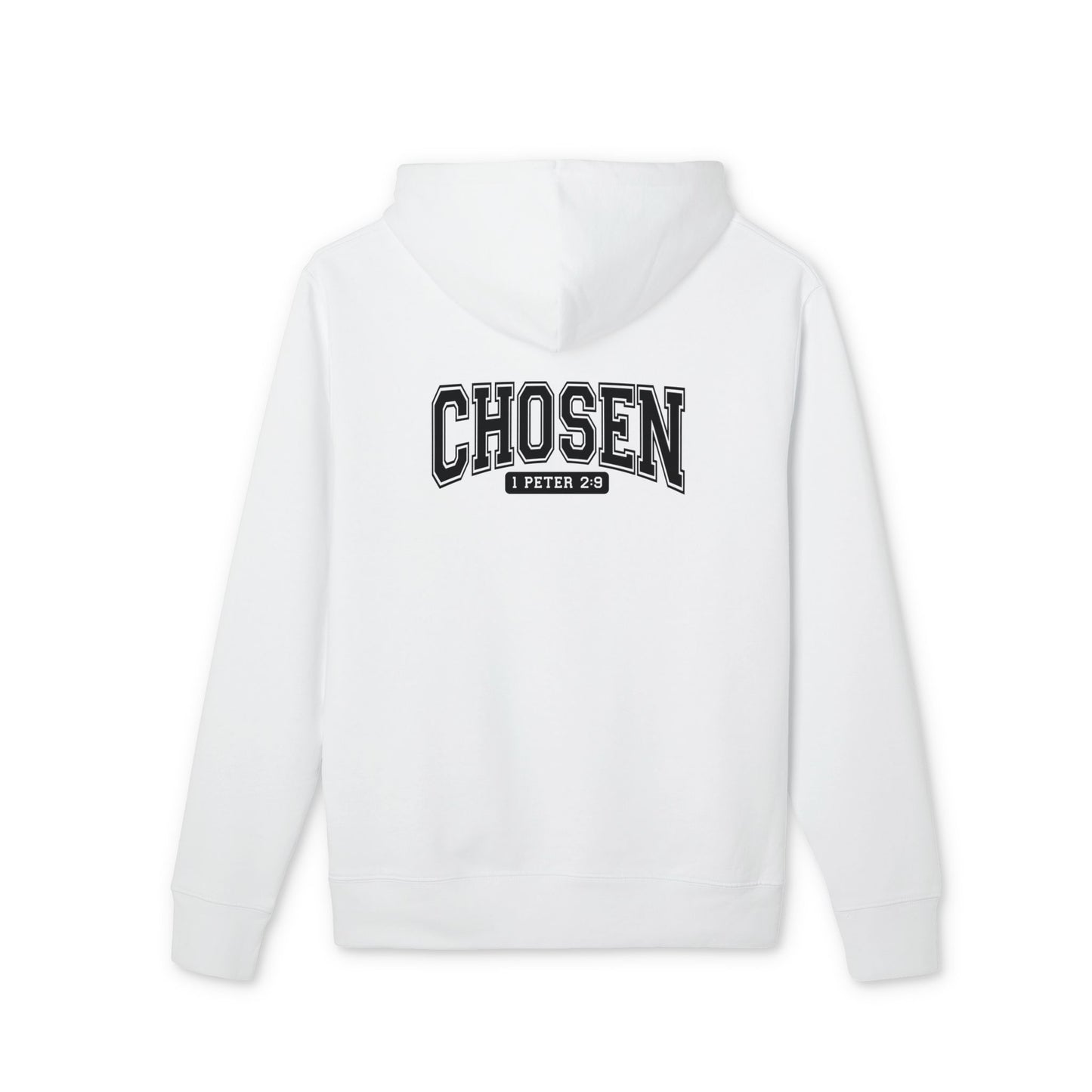 Chosen Hoodie – 'Chosen' College-Style Graphic Pullover (1 Peter 2:9)