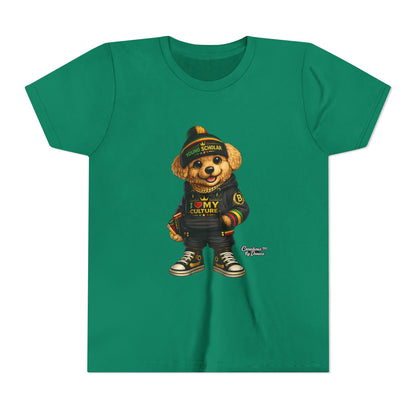 Youth Bear Graphic Tee – "I Love My Culture" Urban Streetwear