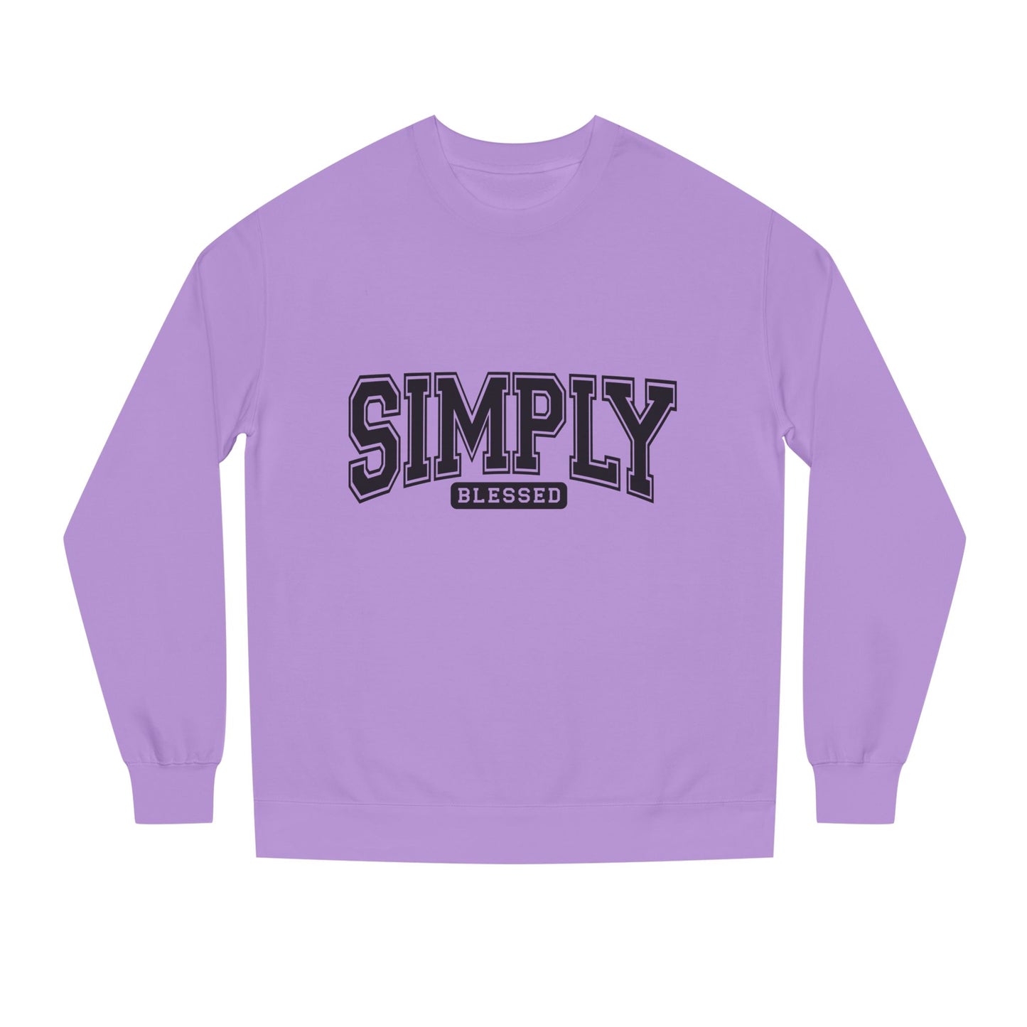 Simply Blessed Sweatshirt — Casual Crewneck Pullover with 'Simply Blessed' Graphic