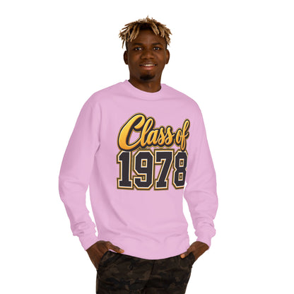 Class of 1978 Sweatshirt – Retro Reunion Crewneck