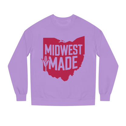 Midwest Made Sweatshirt — Ohio State Outline Corn Graphic Crewneck
