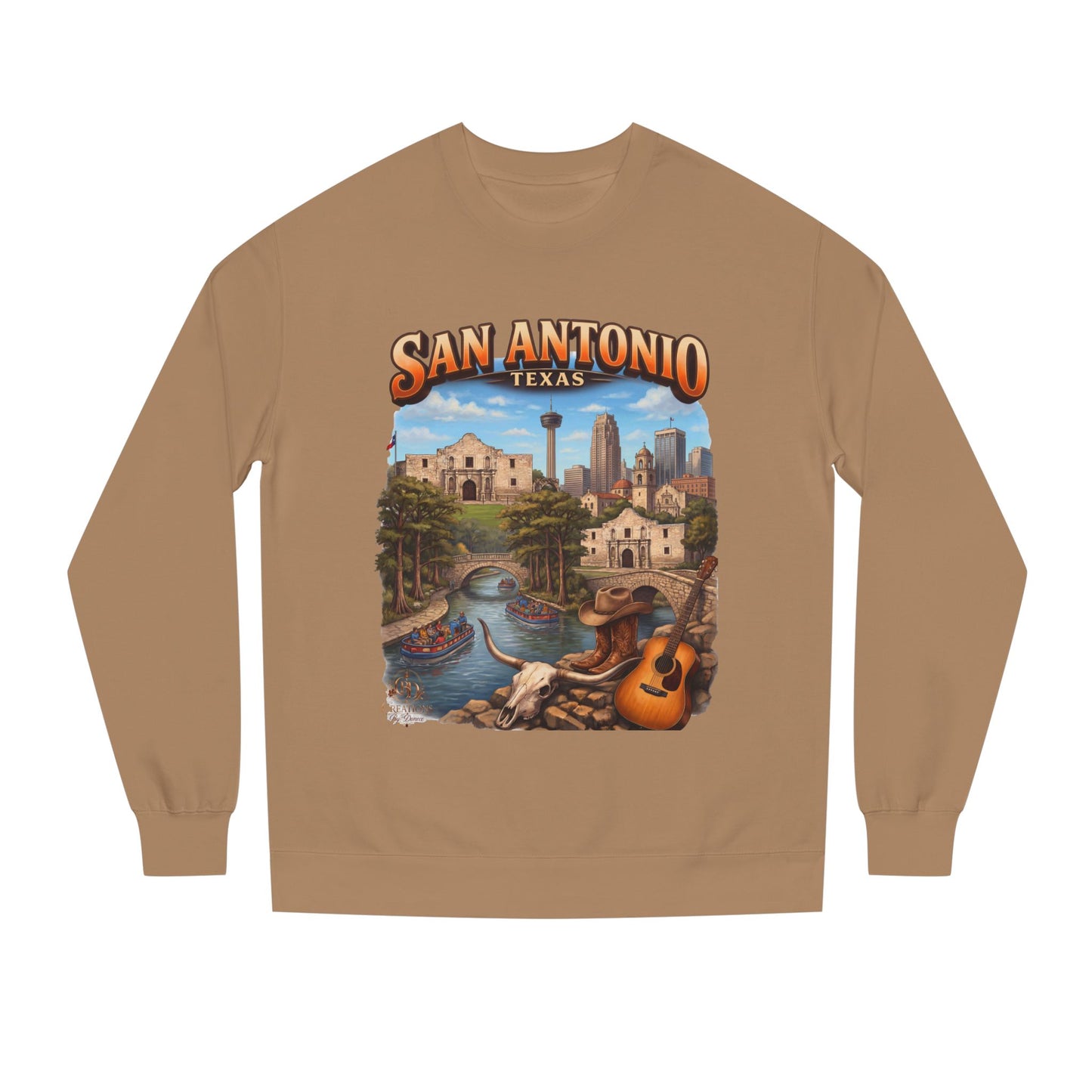 San Antonio Riverwalk Sweatshirt — Texas Travel Scenic Crewneck