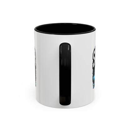 Senior Year Loading 2027 Accent Coffee Mug — Graduation Gift Cup (11/15oz)