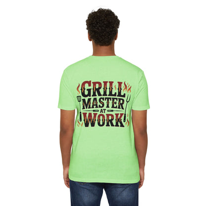 Grill Master at Work T-Shirt — BBQ Chef Funny Dad Gift