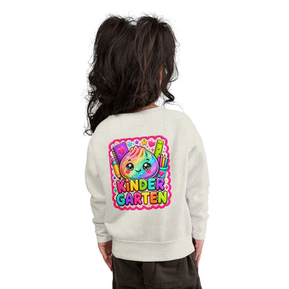 Kindergarten Cute Rainbow Character Toddler Sweatshirt