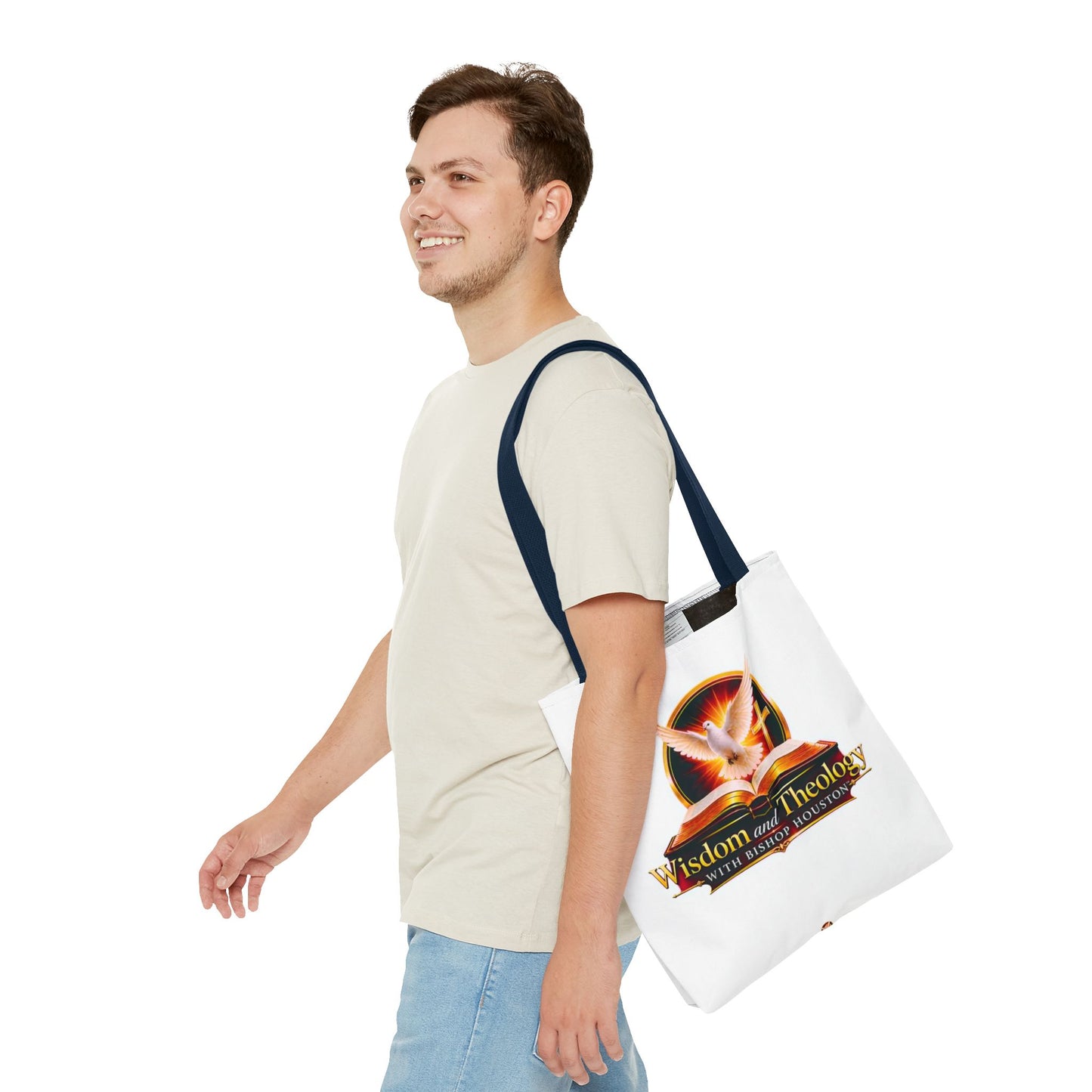 Christian Wisdom & Theology Tote Bag — 'Wisdom and Theology with Bishop Houston' Inspirational Faith Tote