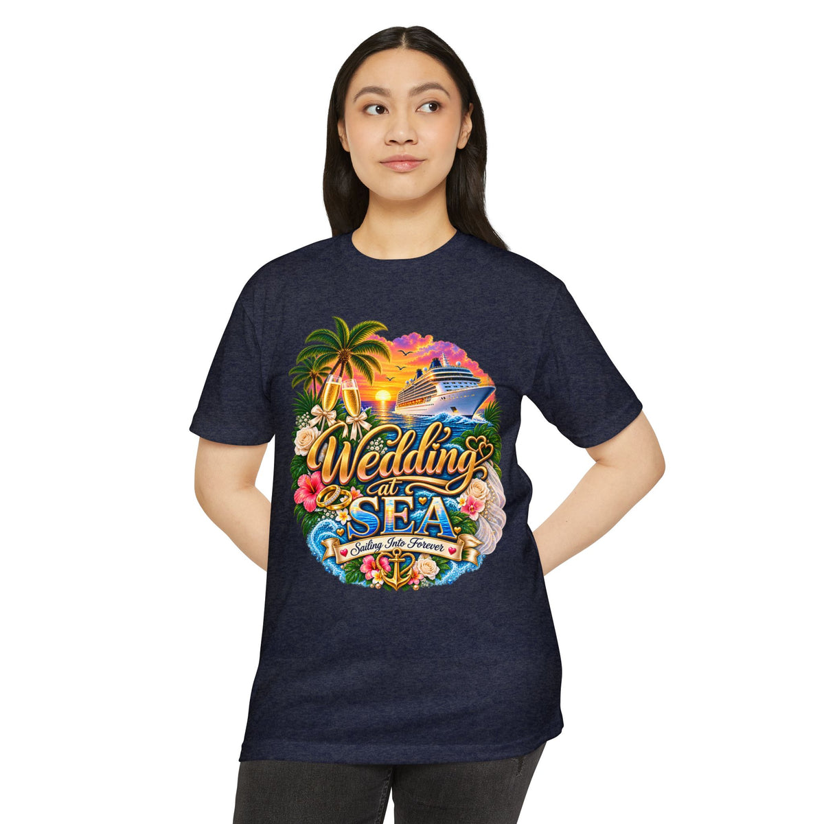 Wedding at Sea Cruise T‑Shirt