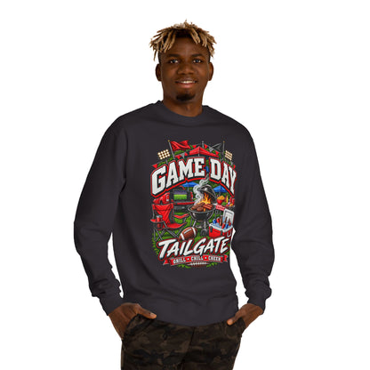Game Day Tailgate Sweatshirt – Grill, Chill & Cheer Crewneck