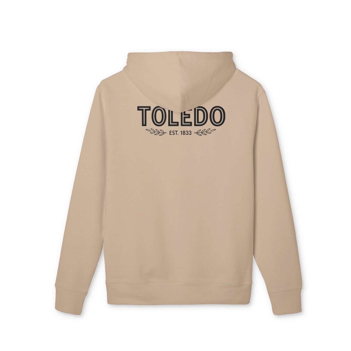 Toledo Est. 1833 Hoodie — Retro City Skyline Pullover