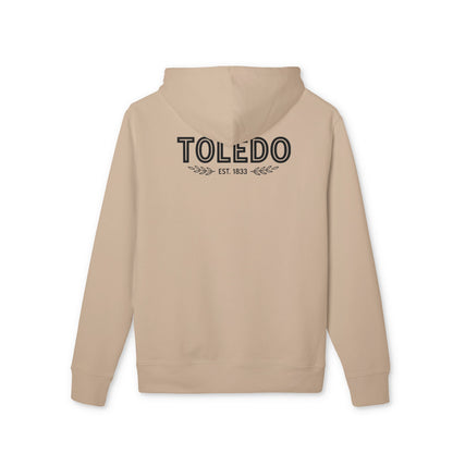 Toledo Est. 1833 Hoodie — Retro City Skyline Pullover