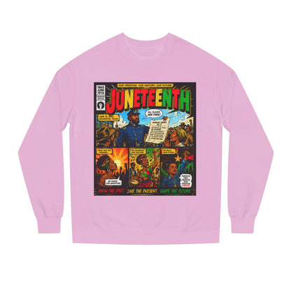 Juneteenth Comic Sweatshirt — Juneteenth Celebration Graphic Crewneck