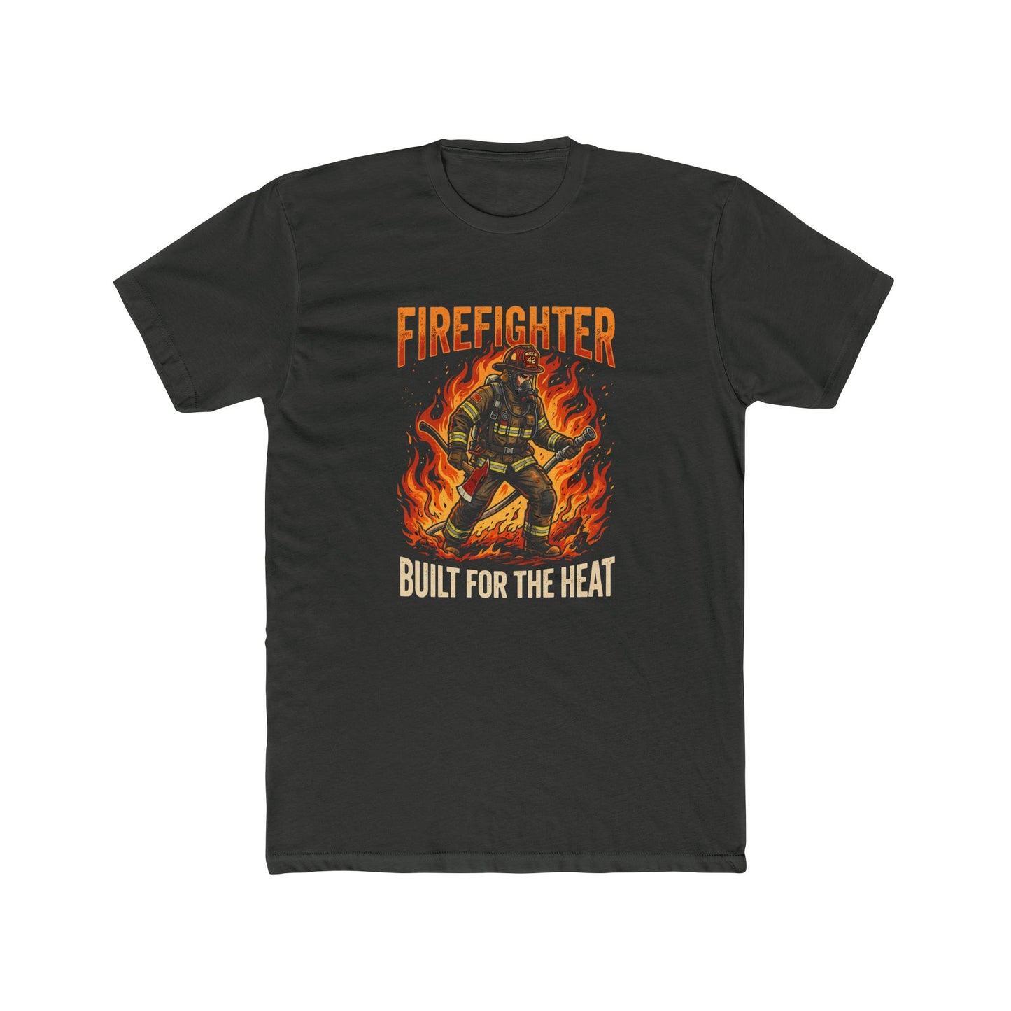 Firefighter T-Shirt – Built for the Heat Graphic Tee