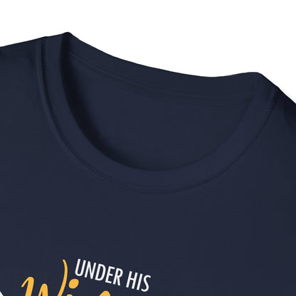 Under His Wings You Will -find Refuge Psalm 91:4 T-Shirt