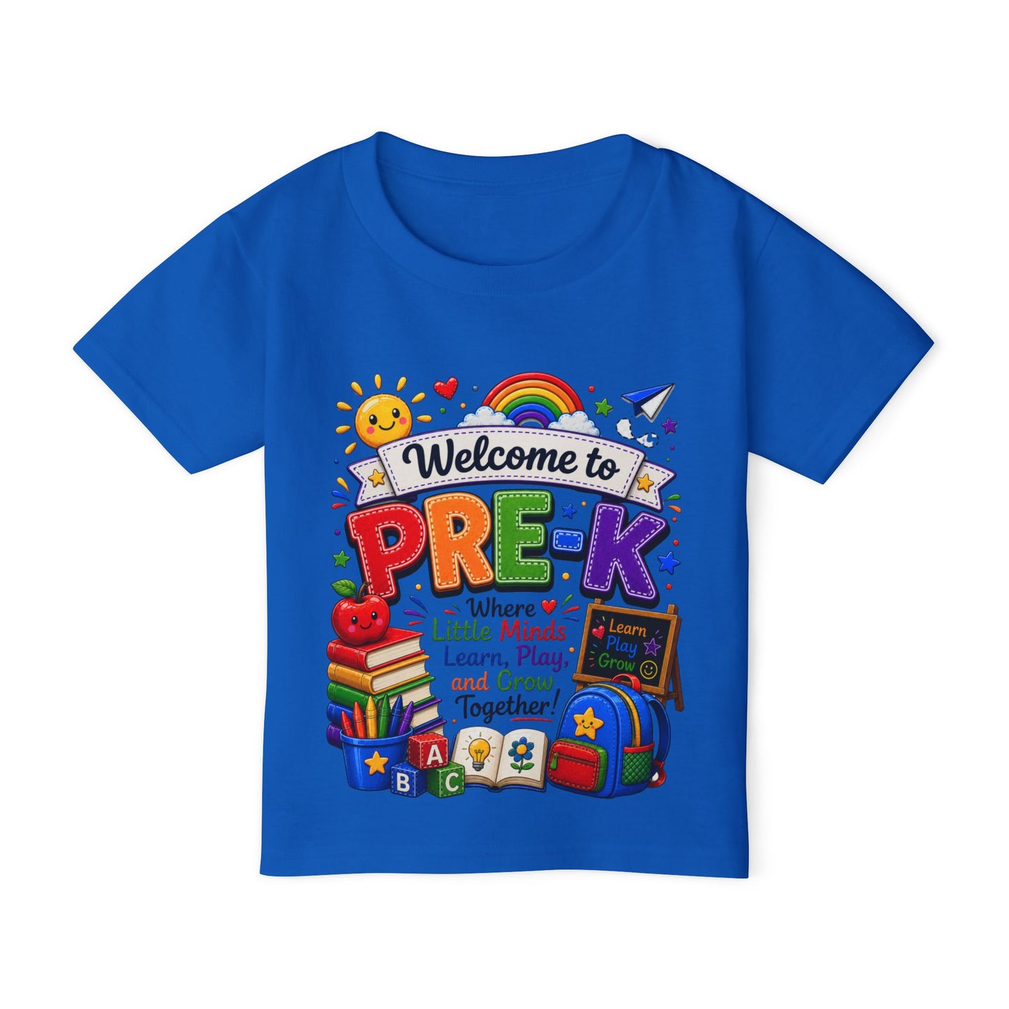 Welcome to Pre-K Toddler T-Shirt — Colorful Back-to-School Preschool Shirt