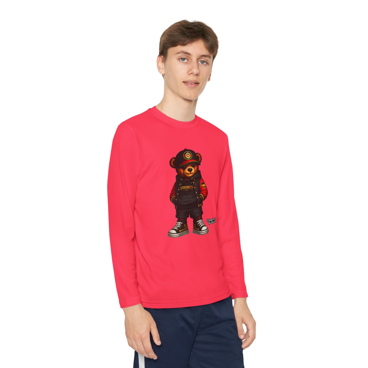 Youth Long Sleeve Tee — Urban Bear Graphic