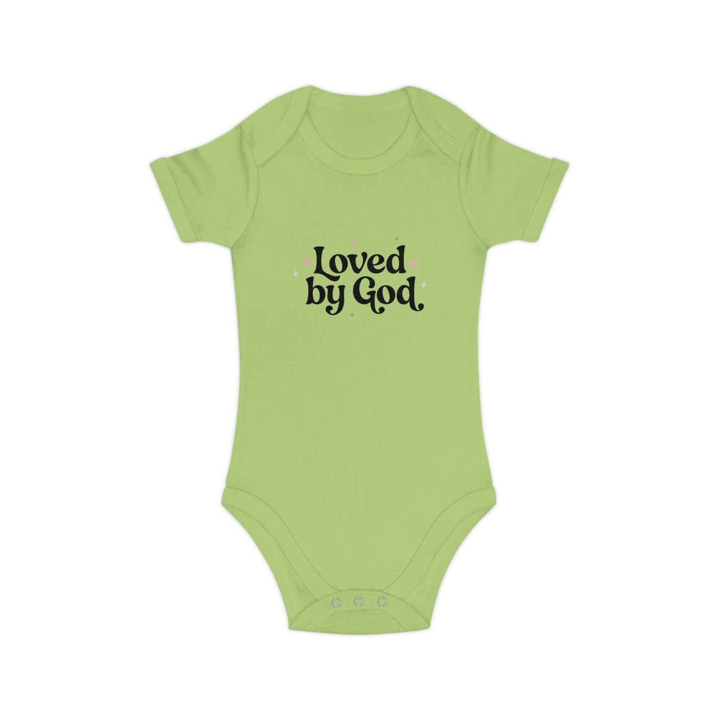 Loved by God Baby Bodysuit - Christian Infant Onesie