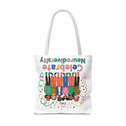 Celebrate Neurodiversity Tote Bag — Inclusive Pride Reusable Shopper