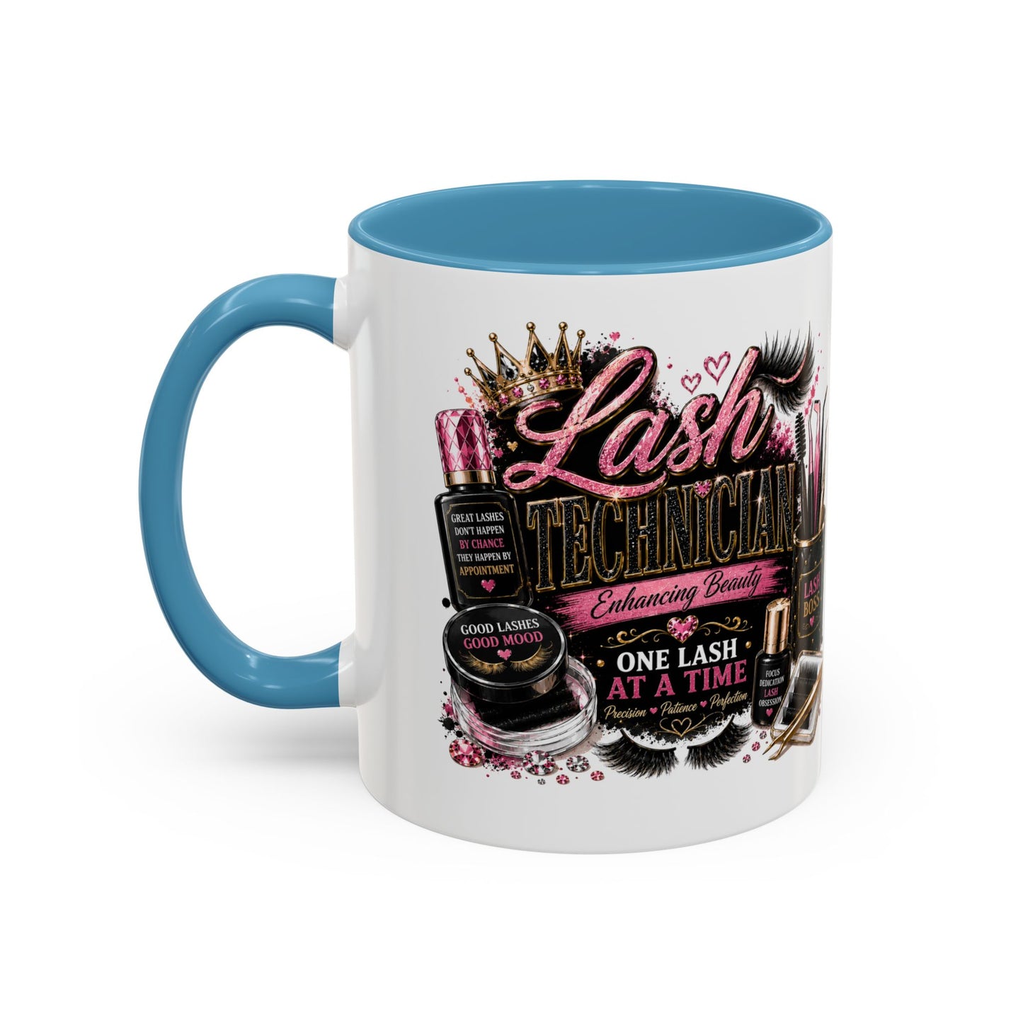 Lash Technician Coffee Mug — "Lash Technician: One Lash at a Time" Accent Mug