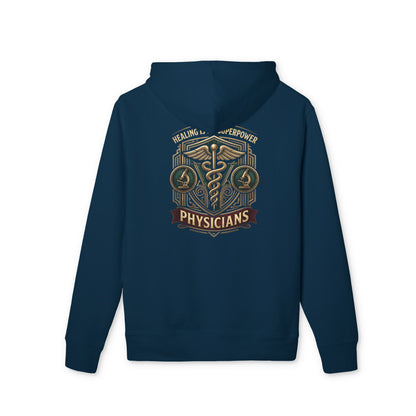 Physicians Caduceus Hoodie — Healing Is Our Superpower Medical Pullover