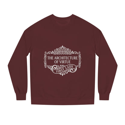 Sweatshirt — "The Architecture of Virtue" First Lady Graphic Crewneck